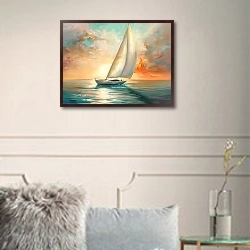 «Whispering winds at dusk» в интерьере в классическом стиле в светлых тонах