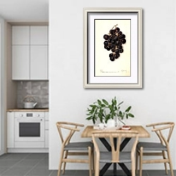 «Имя: Мерсерон» в интерьере кухни в светлых тонах над обеденным столом