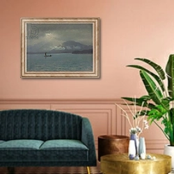 «Northwest Coast, c.1889» в интерьере классической гостиной над диваном