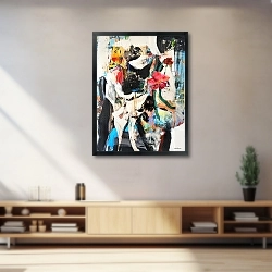 «Abstract Plum Bouquet 15» в интерьере 