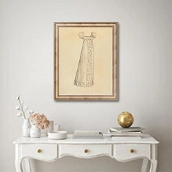 «Dress» в интерьере в классическом стиле над столом