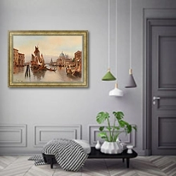 «Venetian Scene» в интерьере коридора в классическом стиле