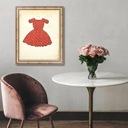 «Child’s Dress» в интерьере в классическом стиле над креслом