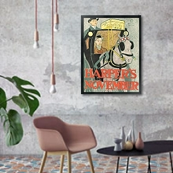 «Ноябрь Харпера» в интерьере в стиле лофт с бетонной стеной