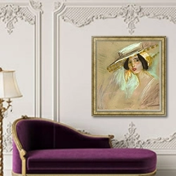 «Spanish Fantasy II» в интерьере в классическом стиле над банкеткой