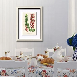 «Epacris multiflora» в интерьере столовой в стиле прованс над столом