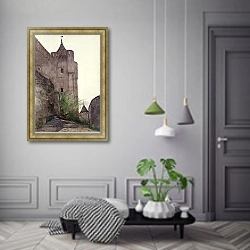 «Carcassonne» в интерьере коридора в классическом стиле