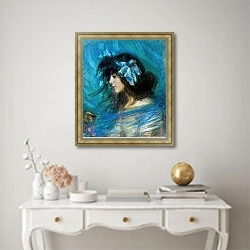 «Сонная страна» в интерьере в классическом стиле над столом