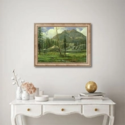 «Sierra Nevada Mountains» в интерьере в классическом стиле над столом