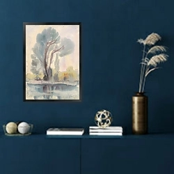 «River Cove» в интерьере в классическом стиле в синих тонах