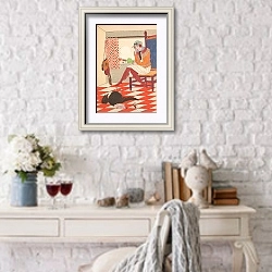 «Le Retour de la Chasse» в интерьере в стиле прованс над столиком