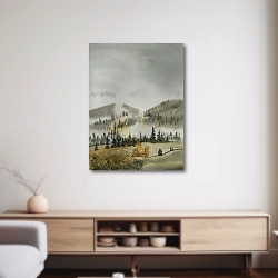 «Туман в горах» в интерьере 