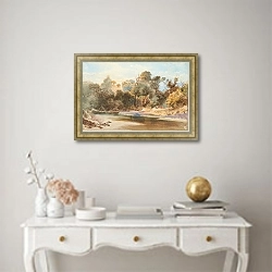 «Пакуратахи, долина Верхнего Хатта» в интерьере в классическом стиле над столом