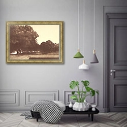 «Landscape, Plate 7, Remarque, Poppies» в интерьере коридора в классическом стиле