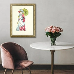 «Мадригалы pl 15» в интерьере в классическом стиле над креслом