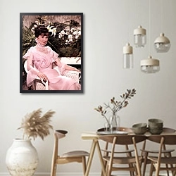 «Хепберн Одри 303» в интерьере столовой в стиле ретро
