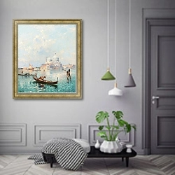 «Санта-Мария-Делла-Салюте На Большом Канале» в интерьере коридора в классическом стиле