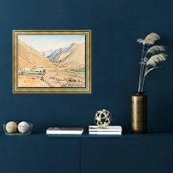 «Станция Бенмор недалеко от Портерс-Пасс» в интерьере в классическом стиле в синих тонах