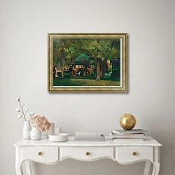 «Merry-Go-Round in a Park» в интерьере в классическом стиле над столом