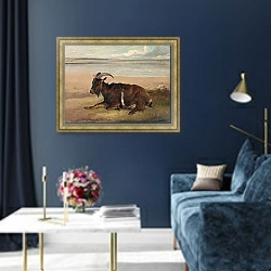 «Коза На берегу, Маргейт» в интерьере в классическом стиле в синих тонах