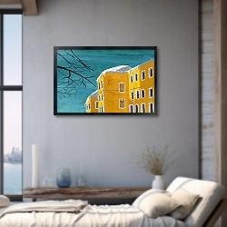 «Зимний московский дворик» в интерьере 