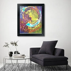 «Lilt» в интерьере в стиле минимализм над креслом