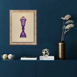 «Lamp» в интерьере в классическом стиле в синих тонах