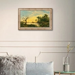 «Laguna Al Atardecer» в интерьере в классическом стиле в светлых тонах