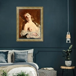 «Мечтательность» в интерьере классической спальни с темными стенами