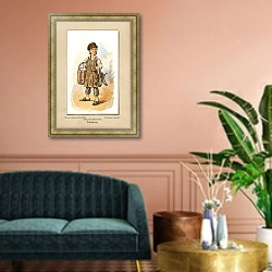 «Schusterbub» в интерьере классической гостиной над диваном