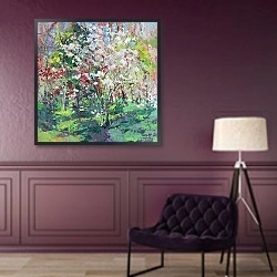 «Blossom in the Wood» в интерьере в классическом стиле в фиолетовых тонах