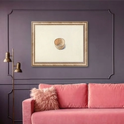 «Shaker Basket» в интерьере гостиной с розовым диваном