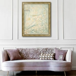 «No.3713 'Songe de la Fantasie', 1864» в интерьере гостиной в классическом стиле над диваном