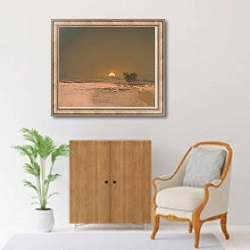 «Mondaufgang» в интерьере в классическом стиле над комодом