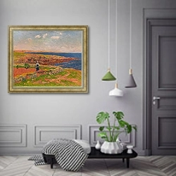 «Залив Мерриен» в интерьере коридора в классическом стиле