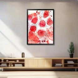 «Красные круги» в интерьере 