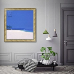 «White Fishing Boat, 2002» в интерьере коридора в классическом стиле