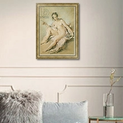 «A study of Venus, 1751» в интерьере в классическом стиле в светлых тонах