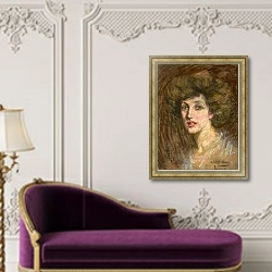 «Гладис» в интерьере в классическом стиле над банкеткой