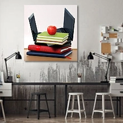 «Время идти в школу» в интерьере офиса в стиле лофт