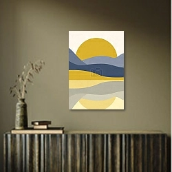 «Золотой закат» в интерьере в этническом стиле в коричневых цветах