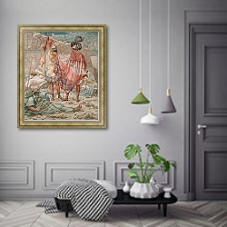 «Mercy: David Spareth Saul's Life, 1854» в интерьере коридора в классическом стиле