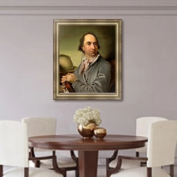 «Портрет графа Александра Семеновича Хвостова» в интерьере столовой в классическом стиле