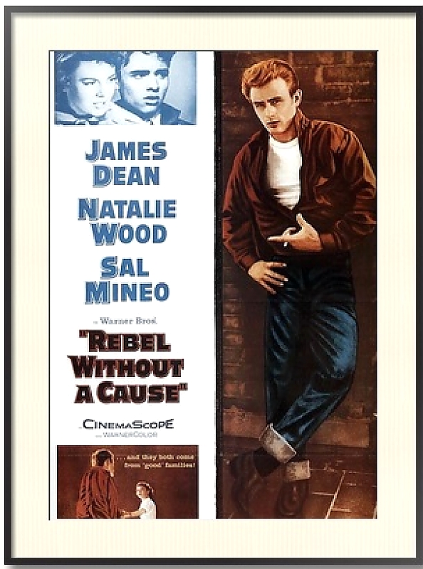 ретро афиша Rebel Without A Cause