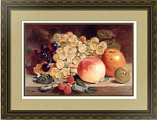 Джордж Ланс натюрморт с фруктами