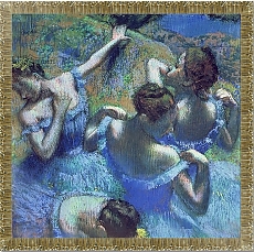 Картина Дега ««Голубые танцовщицы»