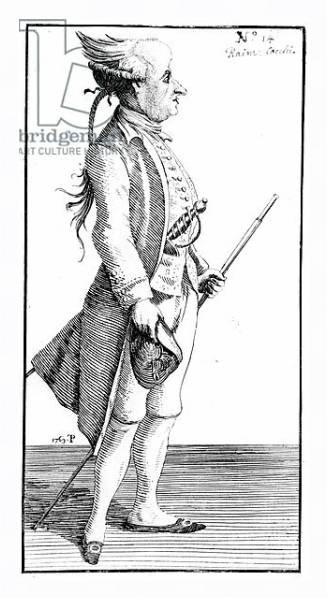 Постер Caricature of Raimondo Cocchi с типом исполнения На холсте в раме в багетной раме 221-03