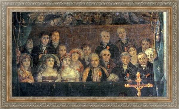 Постер The Consecration of the Emperor Napoleon -9 с типом исполнения На холсте в раме в багетной раме 484.M48.310