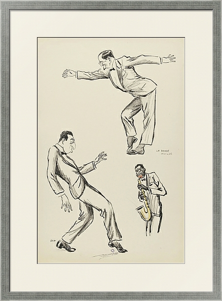Постер La danse Havas с типом исполнения Под стеклом в багетной раме 1727.2510