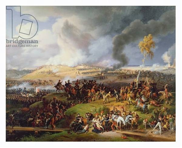 Постер Battle of Moscow, 7th September 1812, 1822 с типом исполнения На холсте в раме в багетной раме 221-03